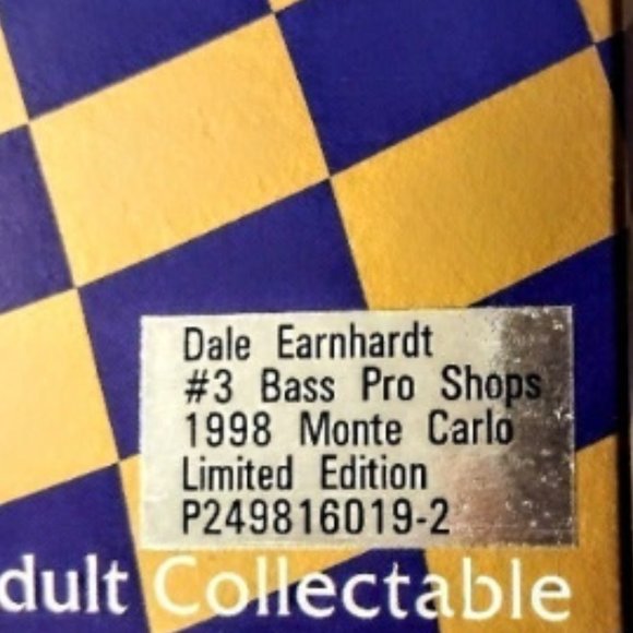Snap-on Earnhardt Bass Pro 1:24 NASCAR 1998 Monte PLATINUM LTD EDN ~ NEW +Bonus! - Picture 13 of 14